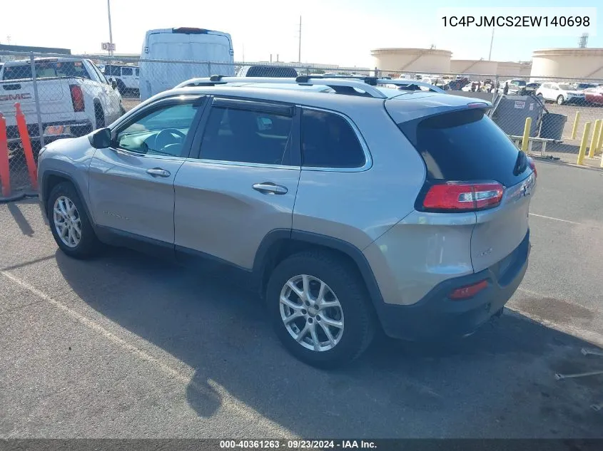 2014 Jeep Cherokee Latitude VIN: 1C4PJMCS2EW140698 Lot: 40361263