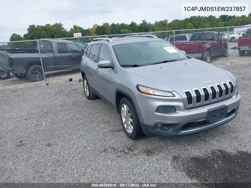 2014 Jeep Cherokee Limited VIN: 1C4PJMDS1EW237857 Lot: 40369516