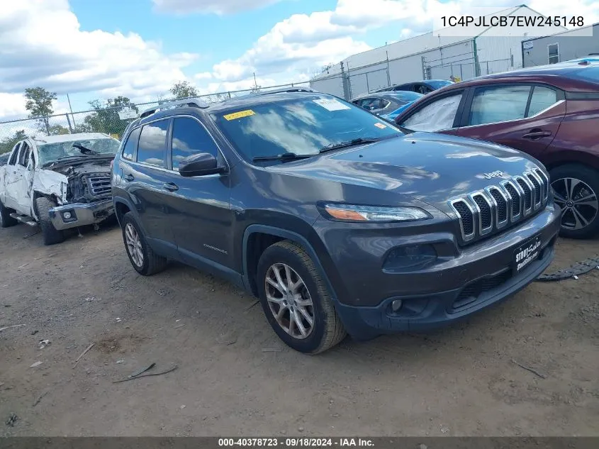 2014 Jeep Cherokee Latitude VIN: 1C4PJLCB7EW245148 Lot: 40378723