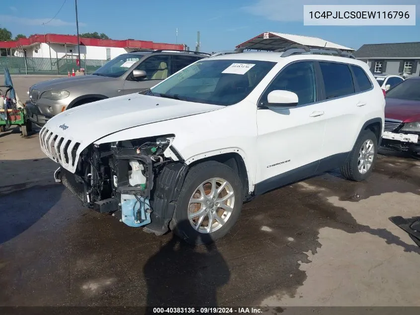 1C4PJLCS0EW116796 2014 Jeep Cherokee Latitude