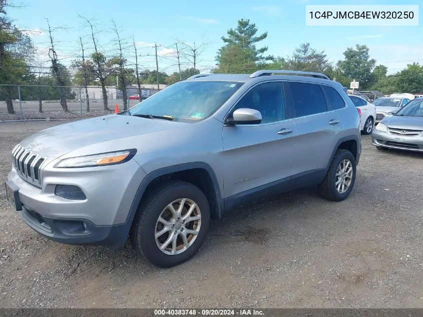 2014 Jeep Cherokee Latitude VIN: 1C4PJMCB4EW320250 Lot: 40383748