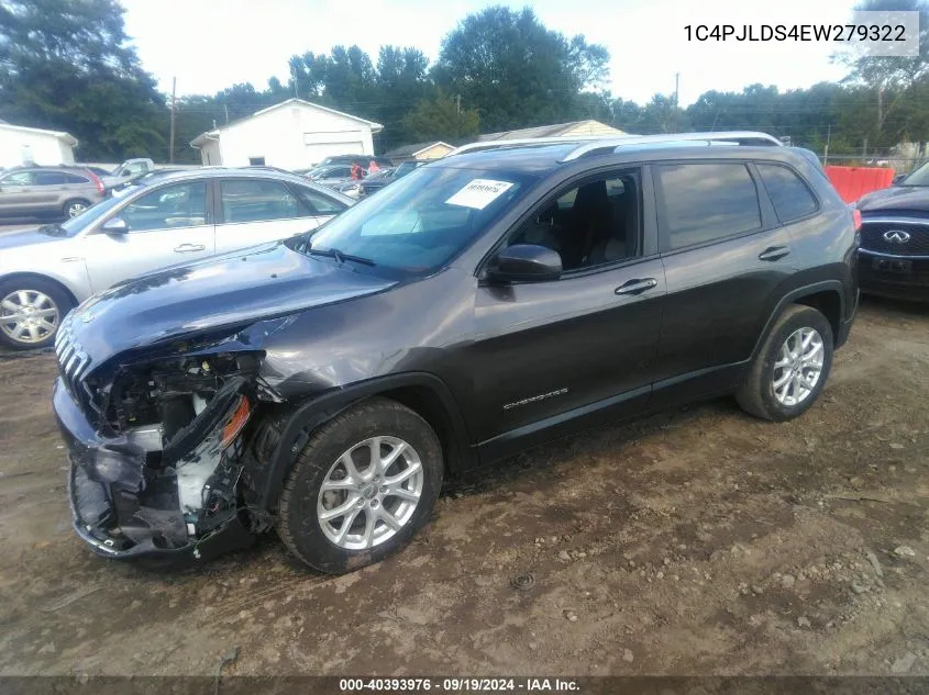 2014 Jeep Cherokee Limited VIN: 1C4PJLDS4EW279322 Lot: 40393976