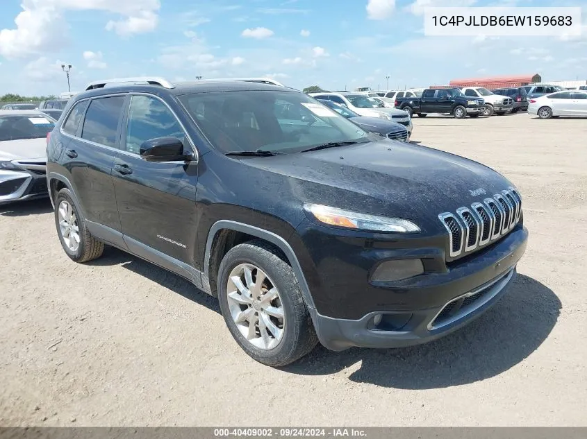 2014 Jeep Cherokee Limited VIN: 1C4PJLDB6EW159683 Lot: 40409002