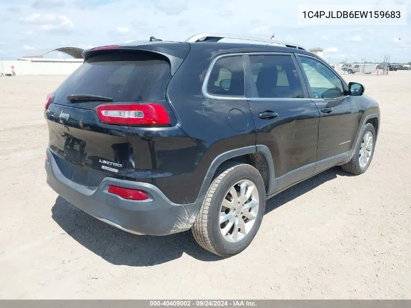 2014 Jeep Cherokee Limited VIN: 1C4PJLDB6EW159683 Lot: 40409002