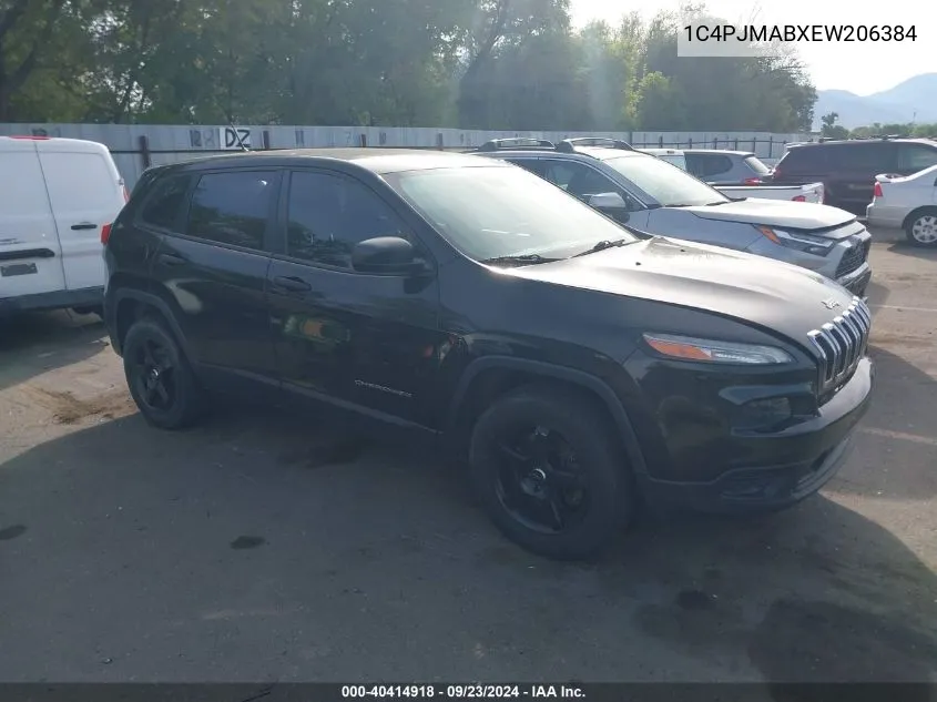 1C4PJMABXEW206384 2014 Jeep Cherokee Sport