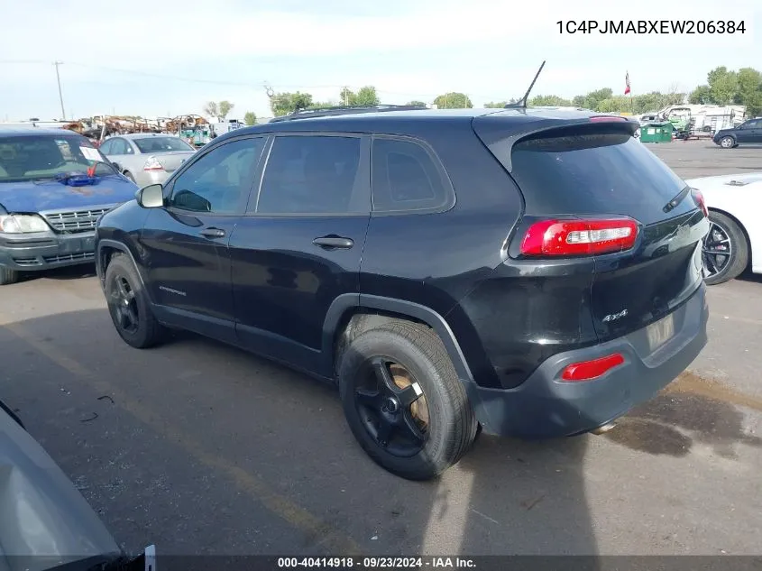 1C4PJMABXEW206384 2014 Jeep Cherokee Sport