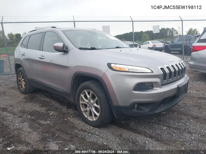 2014 Jeep Cherokee Latitude VIN: 1C4PJMCS5EW198112 Lot: 40417706