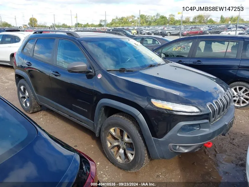 1C4PJMBS8EW147253 2014 Jeep Cherokee Trailhawk