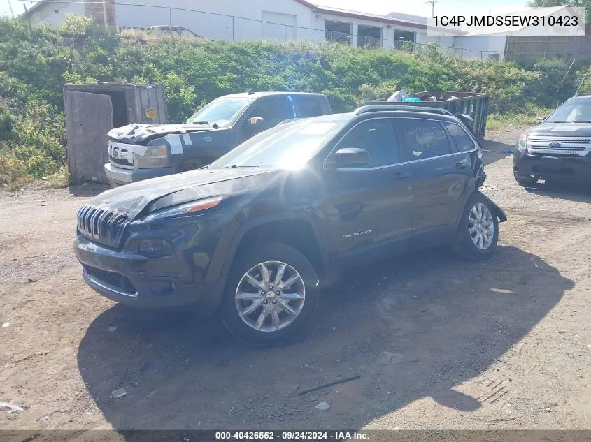 1C4PJMDS5EW310423 2014 Jeep Cherokee Limited