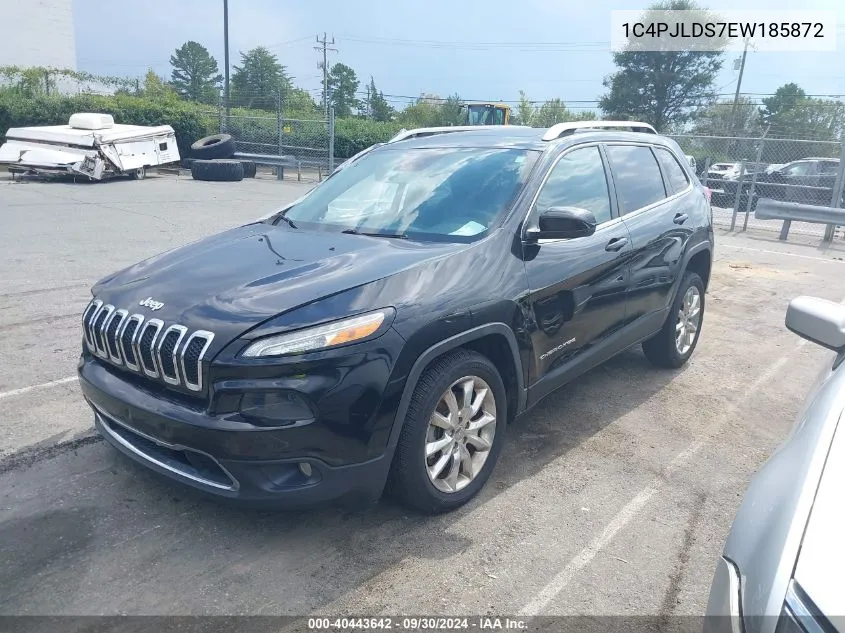 1C4PJLDS7EW185872 2014 Jeep Cherokee Limited