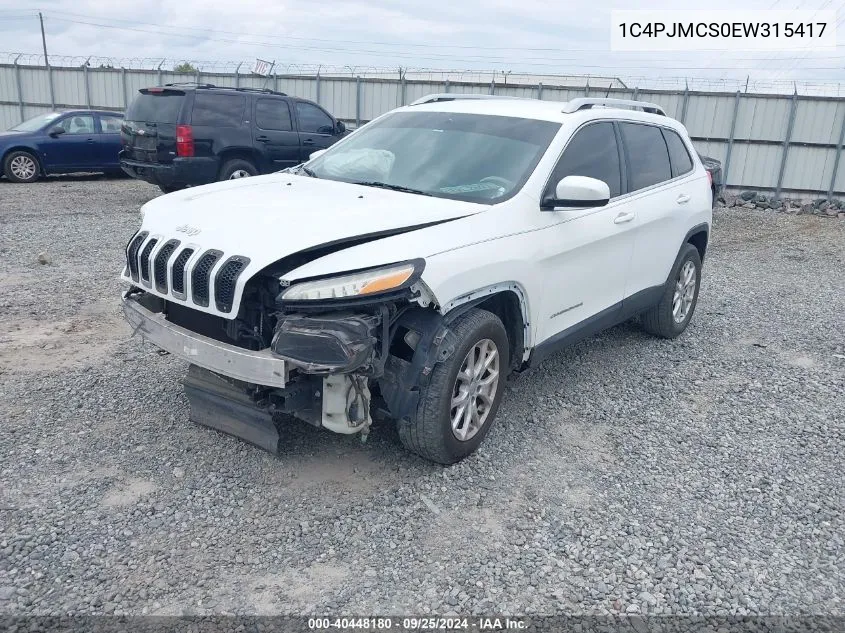 2014 Jeep Cherokee Latitude VIN: 1C4PJMCS0EW315417 Lot: 40448180