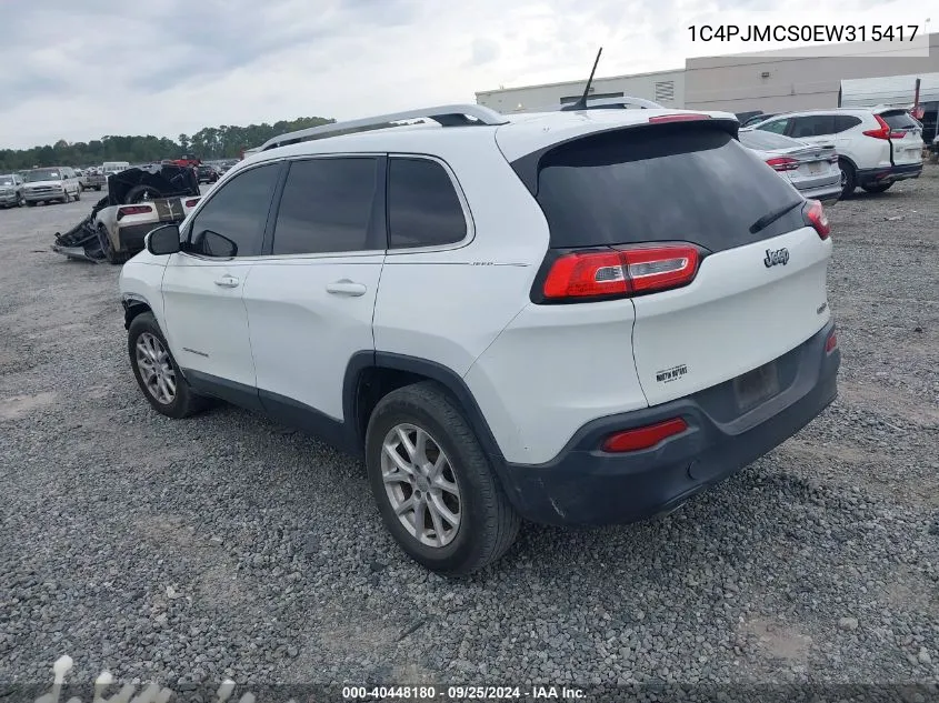 2014 Jeep Cherokee Latitude VIN: 1C4PJMCS0EW315417 Lot: 40448180