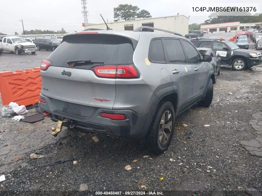 2014 Jeep Cherokee Trailhawk VIN: 1C4PJMBS6EW161376 Lot: 40450487