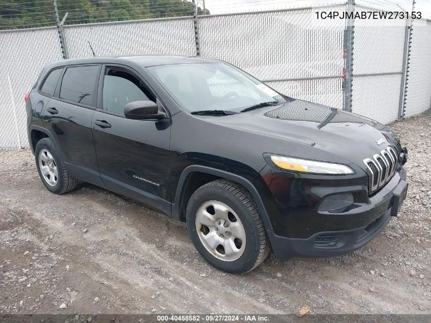 2014 Jeep Cherokee Sport VIN: 1C4PJMAB7EW273153 Lot: 40458582