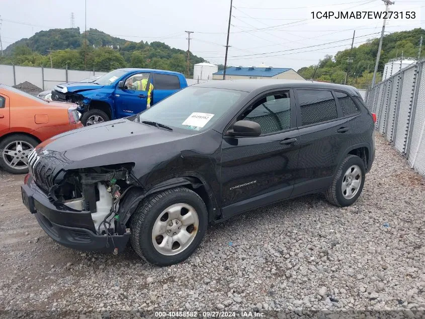 2014 Jeep Cherokee Sport VIN: 1C4PJMAB7EW273153 Lot: 40458582