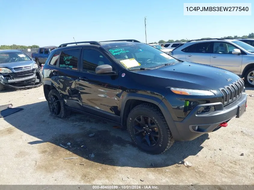 2014 Jeep Cherokee Trailhawk VIN: 1C4PJMBS3EW277540 Lot: 40458599