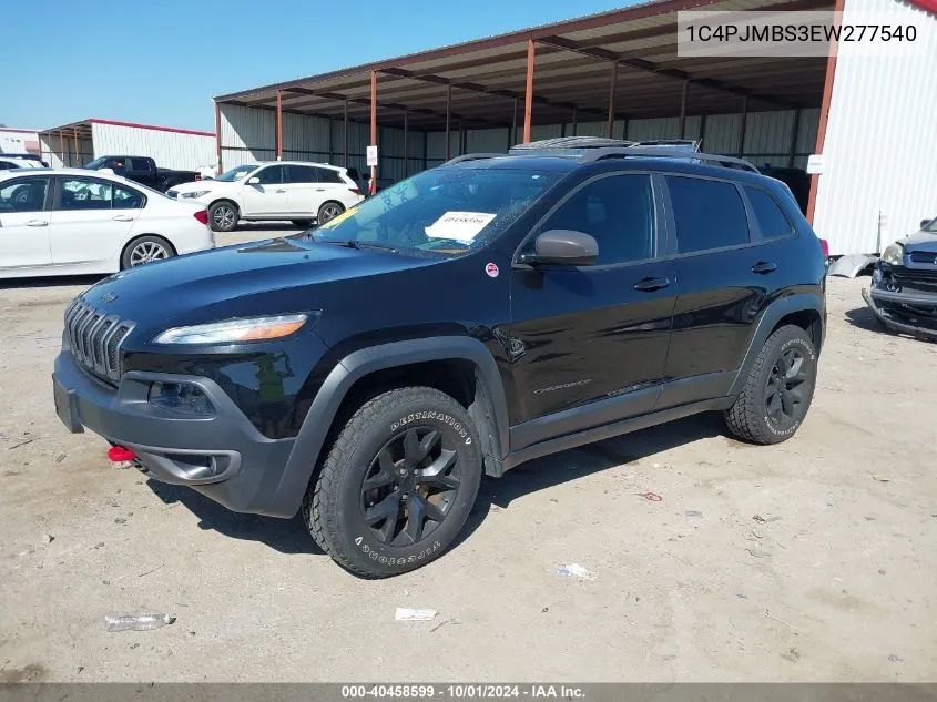 1C4PJMBS3EW277540 2014 Jeep Cherokee Trailhawk