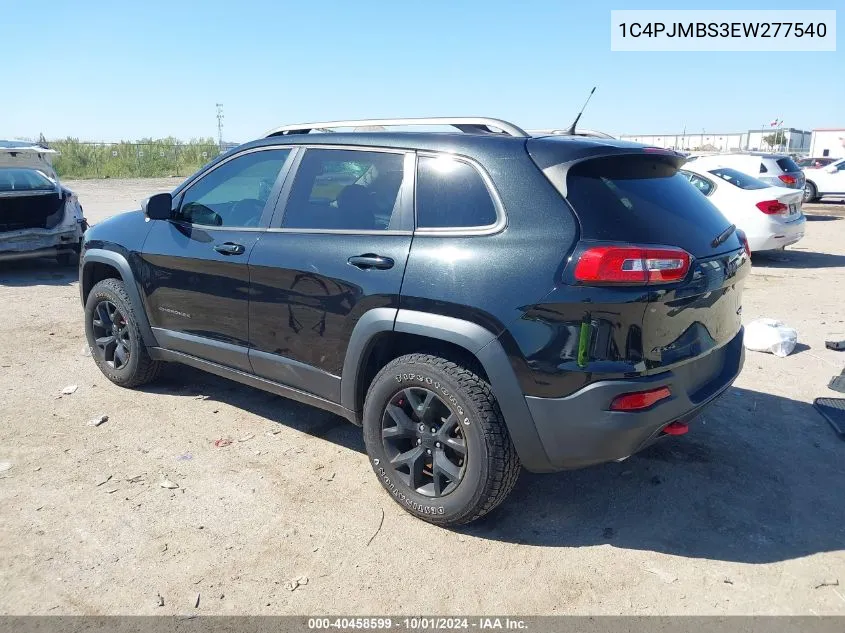 1C4PJMBS3EW277540 2014 Jeep Cherokee Trailhawk