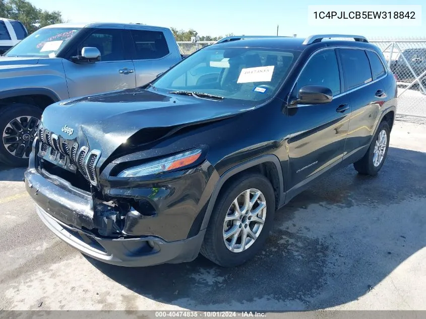 2014 Jeep Cherokee Latitude VIN: 1C4PJLCB5EW318842 Lot: 40474835