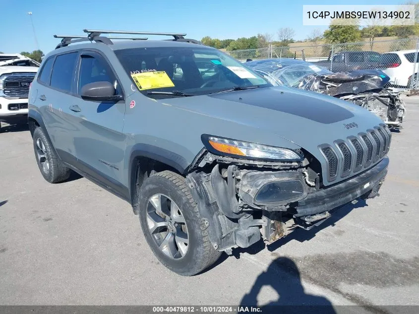 2014 Jeep Cherokee Trailhawk VIN: 1C4PJMBS9EW134902 Lot: 40479812