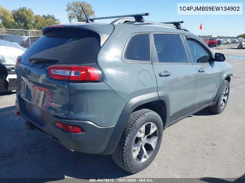 1C4PJMBS9EW134902 2014 Jeep Cherokee Trailhawk