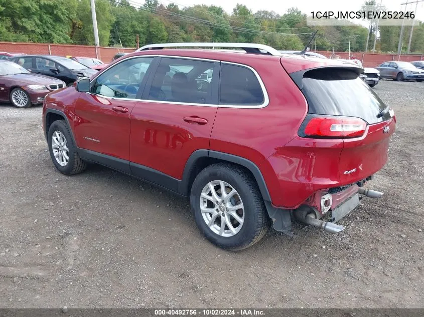 2014 Jeep Cherokee Latitude VIN: 1C4PJMCS1EW252246 Lot: 40492756