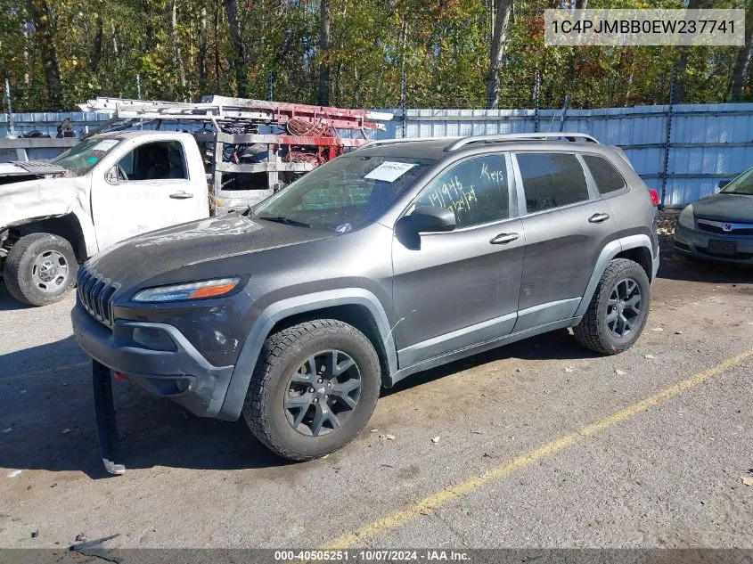 2014 Jeep Cherokee Trailhawk VIN: 1C4PJMBB0EW237741 Lot: 40505251