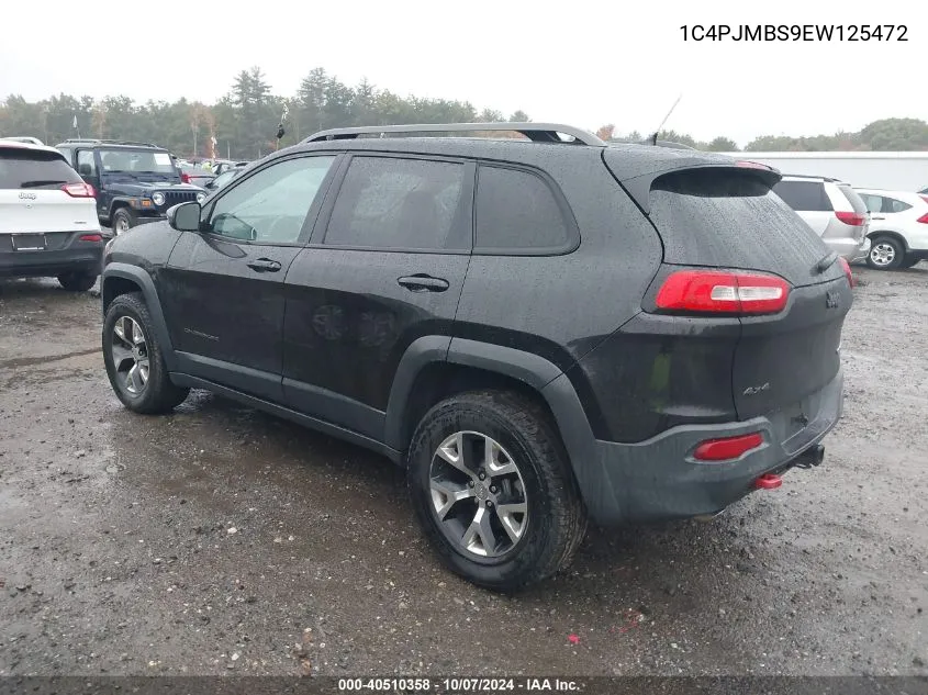 2014 Jeep Cherokee VIN: 1C4PJMBS9EW125472 Lot: 40510358