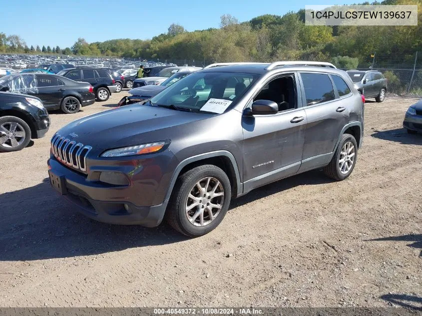 2014 Jeep Cherokee Latitude VIN: 1C4PJLCS7EW139637 Lot: 40549372