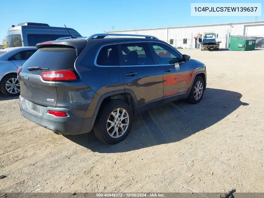 2014 Jeep Cherokee Latitude VIN: 1C4PJLCS7EW139637 Lot: 40549372