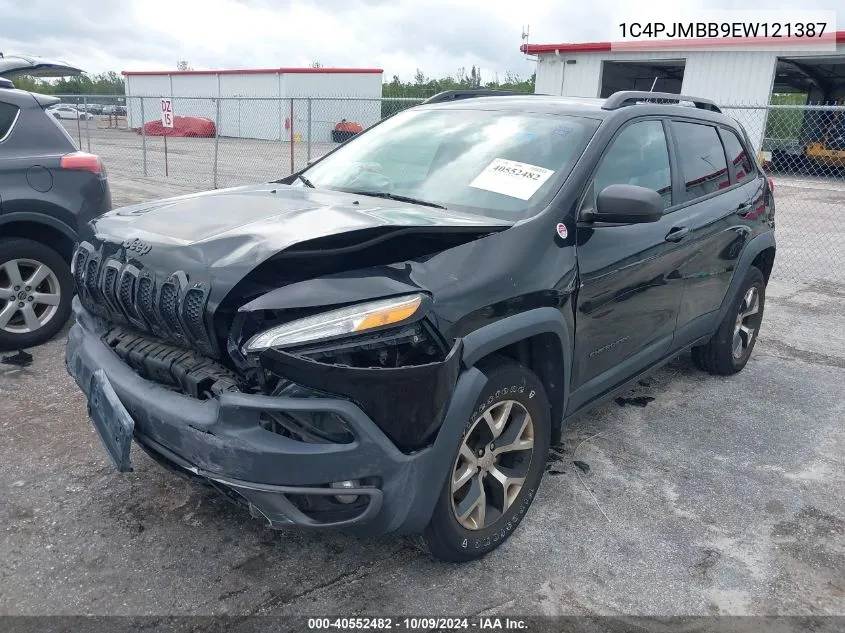 2014 Jeep Cherokee Trailhawk VIN: 1C4PJMBB9EW121387 Lot: 40552482