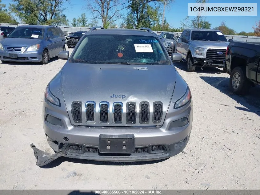 2014 Jeep Cherokee Latitude VIN: 1C4PJMCBXEW298321 Lot: 40555566