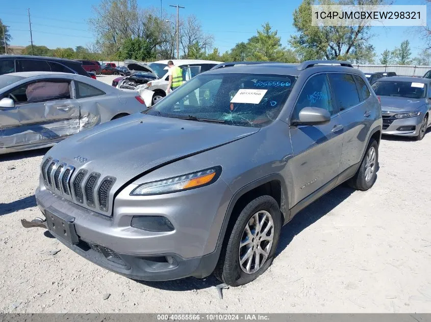 2014 Jeep Cherokee Latitude VIN: 1C4PJMCBXEW298321 Lot: 40555566