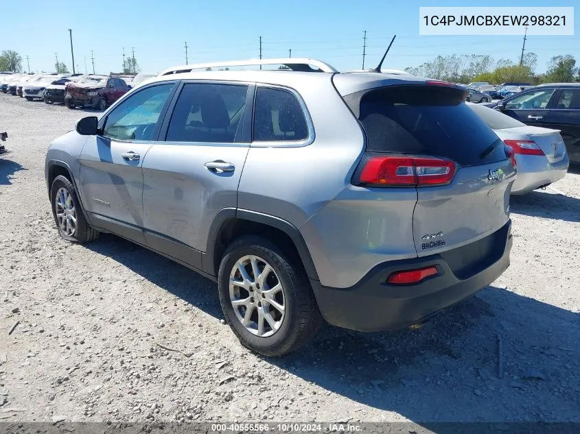 2014 Jeep Cherokee Latitude VIN: 1C4PJMCBXEW298321 Lot: 40555566