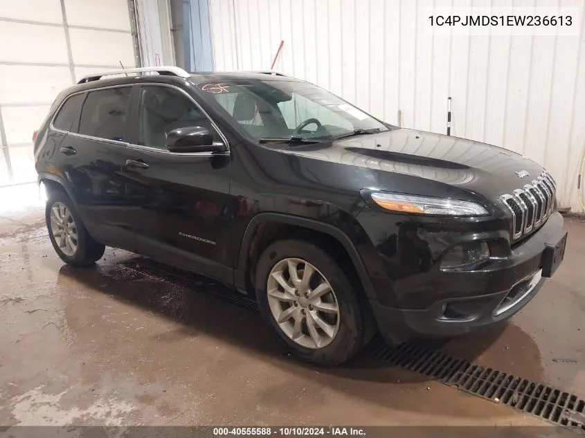 2014 Jeep Cherokee Limited VIN: 1C4PJMDS1EW236613 Lot: 40555588