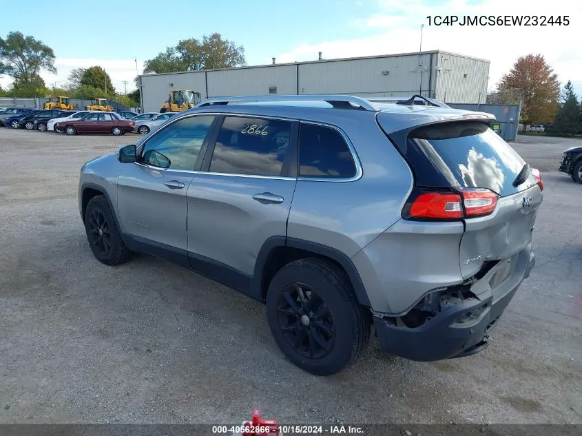 2014 Jeep Cherokee Latitude VIN: 1C4PJMCS6EW232445 Lot: 40562866