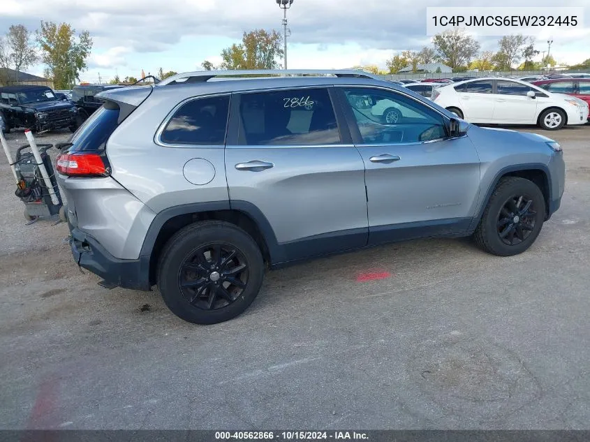 2014 Jeep Cherokee Latitude VIN: 1C4PJMCS6EW232445 Lot: 40562866