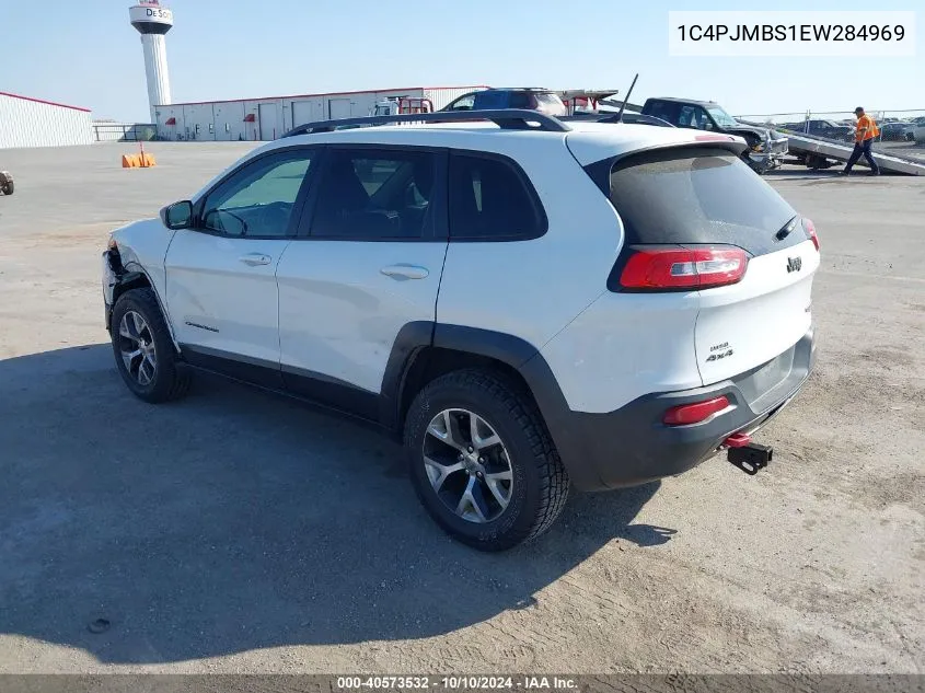 2014 Jeep Cherokee Trailhawk VIN: 1C4PJMBS1EW284969 Lot: 40573532