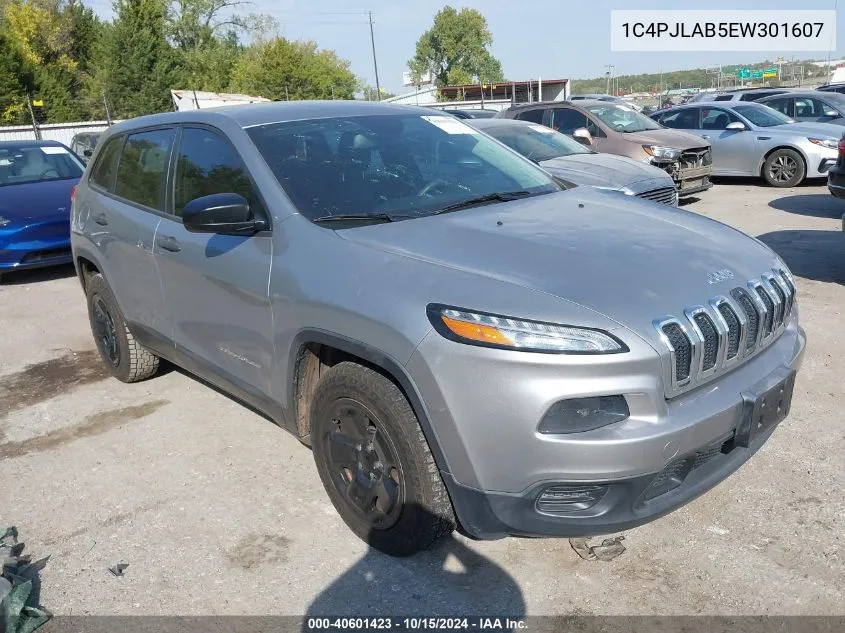 1C4PJLAB5EW301607 2014 Jeep Cherokee Sport