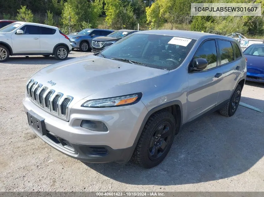 1C4PJLAB5EW301607 2014 Jeep Cherokee Sport