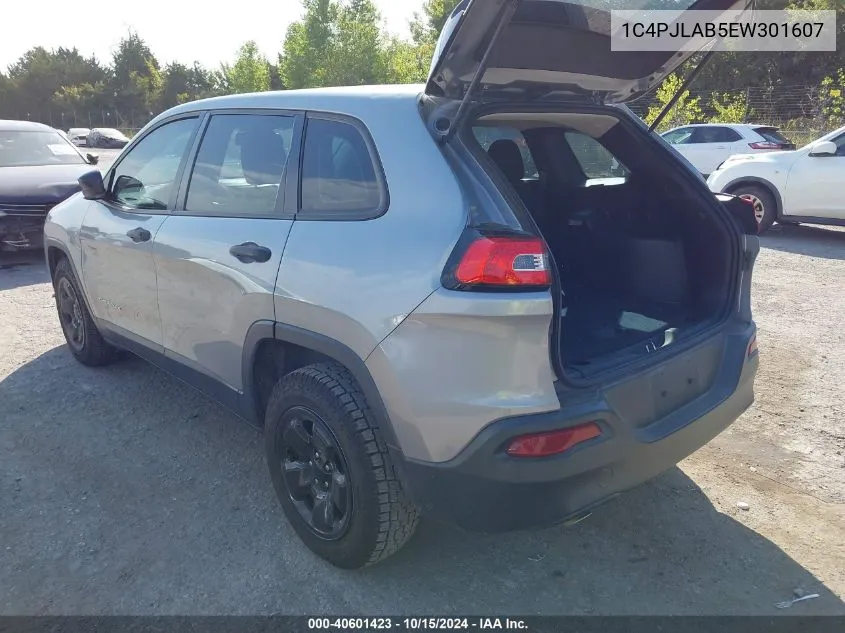 1C4PJLAB5EW301607 2014 Jeep Cherokee Sport