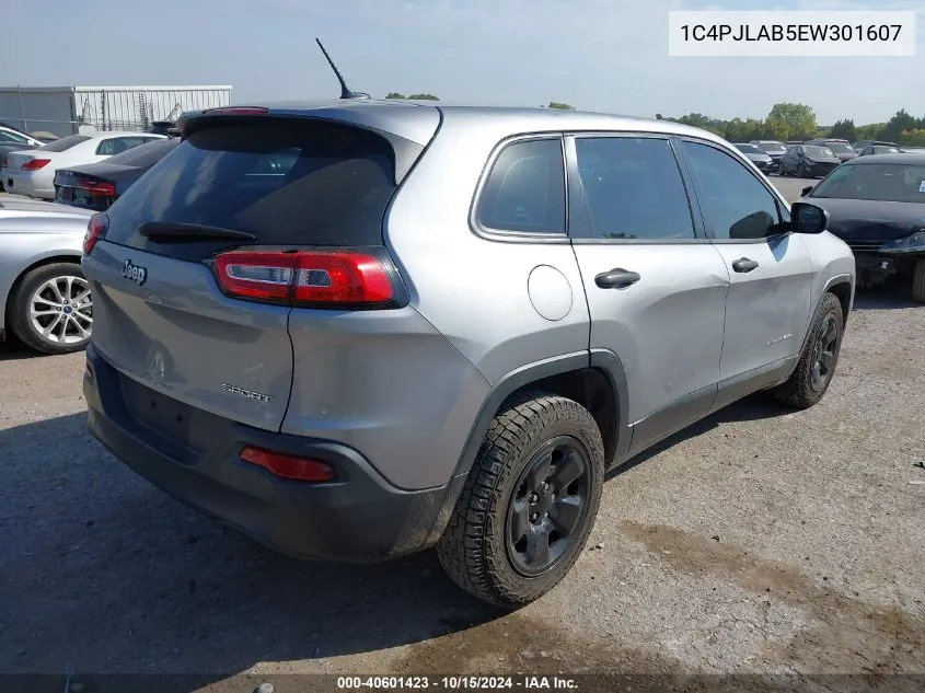 1C4PJLAB5EW301607 2014 Jeep Cherokee Sport