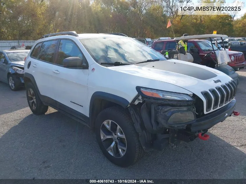 2014 Jeep Cherokee Trailhawk VIN: 1C4PJMBS7EW202825 Lot: 40610743