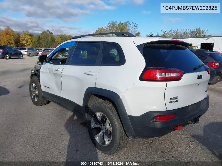 2014 Jeep Cherokee Trailhawk VIN: 1C4PJMBS7EW202825 Lot: 40610743