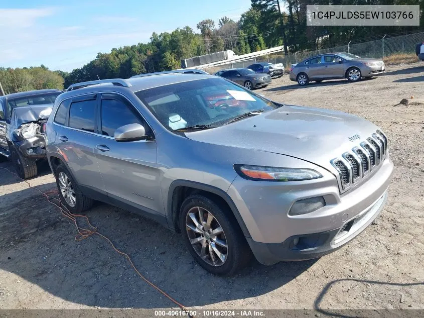 2014 Jeep Cherokee Limited VIN: 1C4PJLDS5EW103766 Lot: 40616700