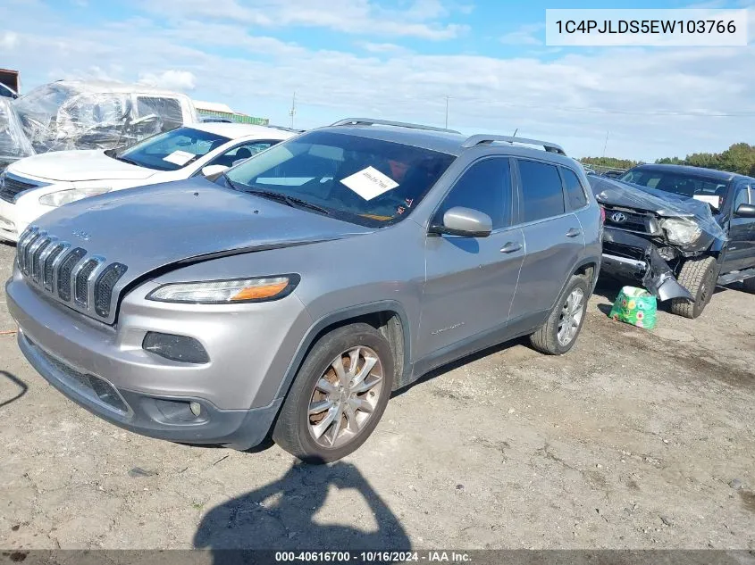 2014 Jeep Cherokee Limited VIN: 1C4PJLDS5EW103766 Lot: 40616700