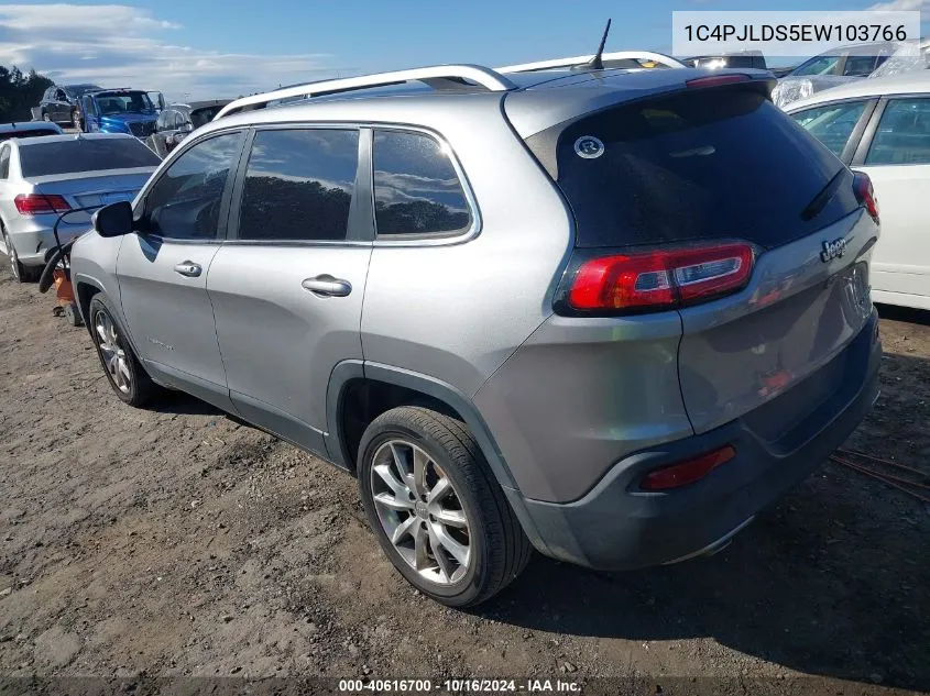 2014 Jeep Cherokee Limited VIN: 1C4PJLDS5EW103766 Lot: 40616700