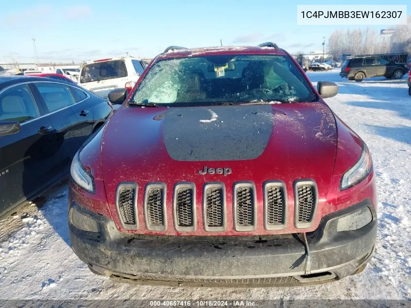 2014 Jeep Cherokee Trailhawk VIN: 1C4PJMBB3EW162307 Lot: 40657416