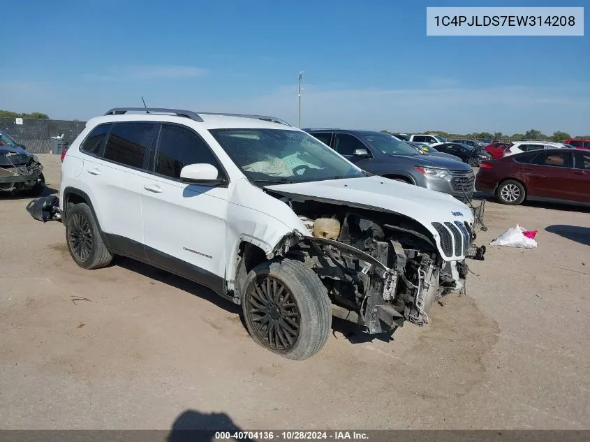 2014 Jeep Cherokee Limited VIN: 1C4PJLDS7EW314208 Lot: 40704136