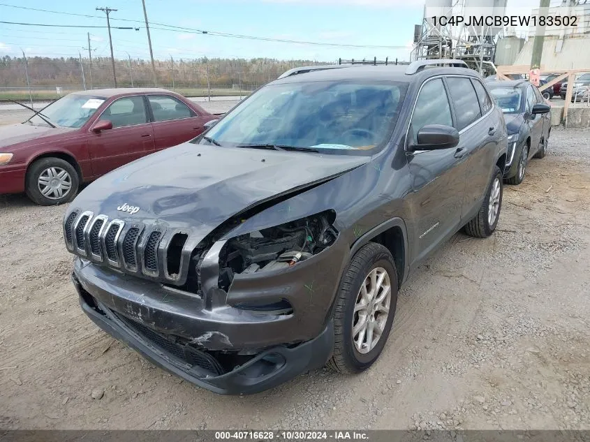 2014 Jeep Cherokee Latitude VIN: 1C4PJMCB9EW183502 Lot: 40716628